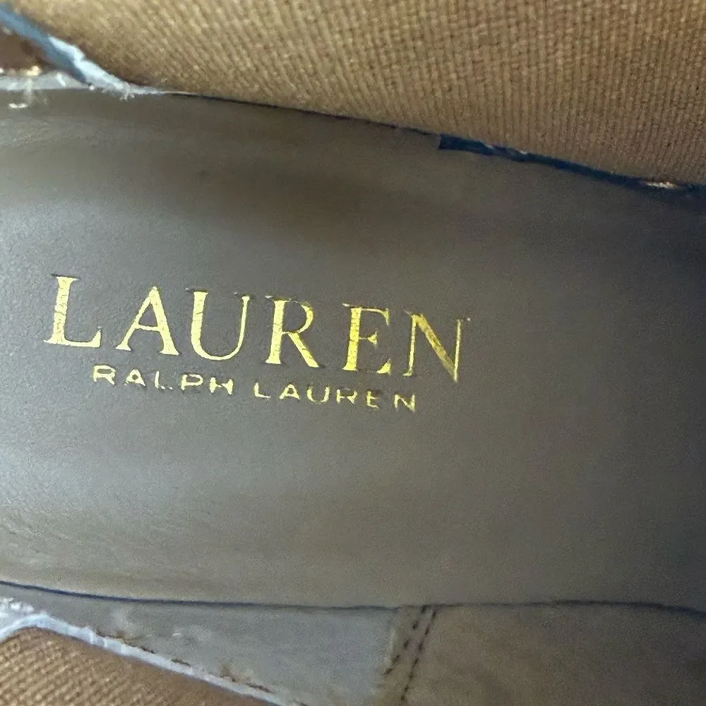 LAUREN Ralph Lauren Marianna suede leather ankle boot women’s size 8.5 - Picture 7 of 10
